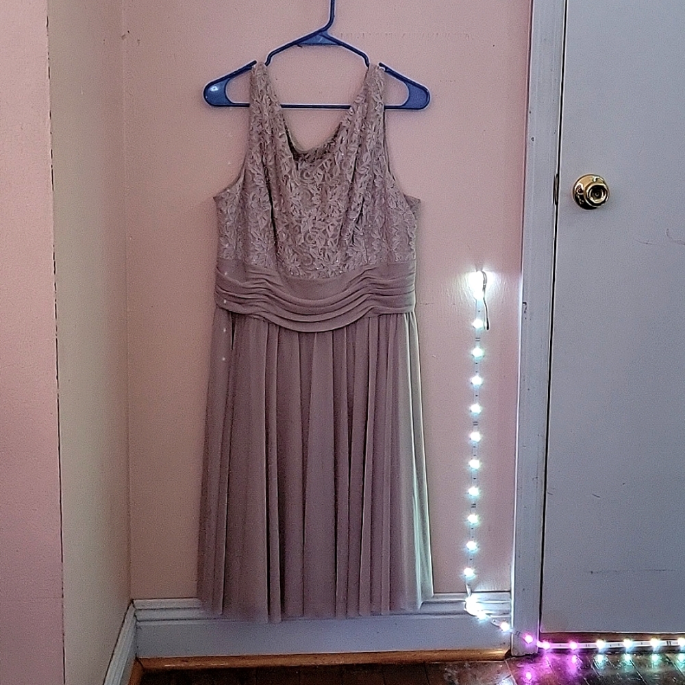 Gold prom dress